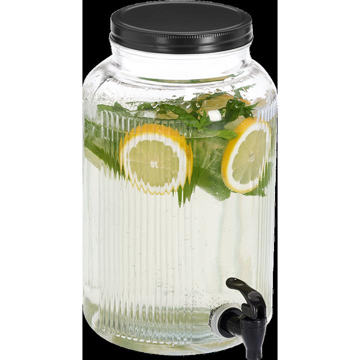 Produktbild Zeller Present Getränkespender Glas mit Metalldeckel 3.9 l ø 16x25 cm