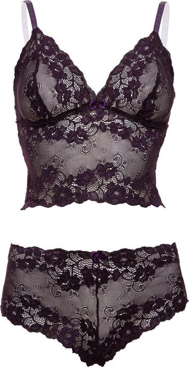 Produktbild Christine Le Duc SpitzenBraletteSet Valerie Lila (XL)