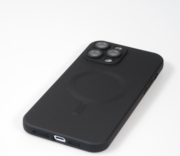 Produktbild PhoneLook Hülle Gummi weich mit Kameraschutzglas MagSafe (Apple iPhone 14 Pro Max)