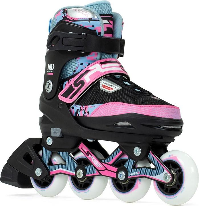Sfr Inline Skates Pixel Adjustable Children'S Blue/Pink 2023 (37, 40.5)
