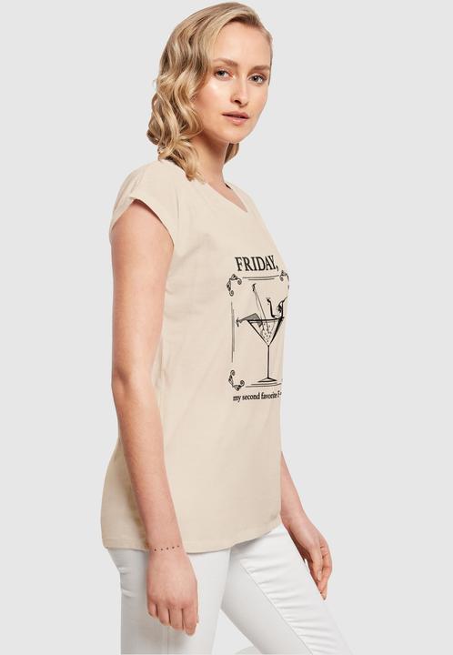 Actual product image Mister Tee Ladies F-Word Extended Shoulder Tee - 125199 (XL)