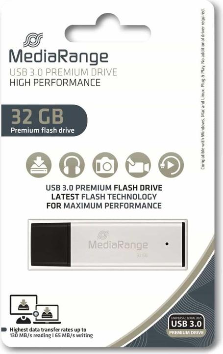 Produktbild MediaRange High performance 32GB U3 MR1900 (32 GB, USB-A)