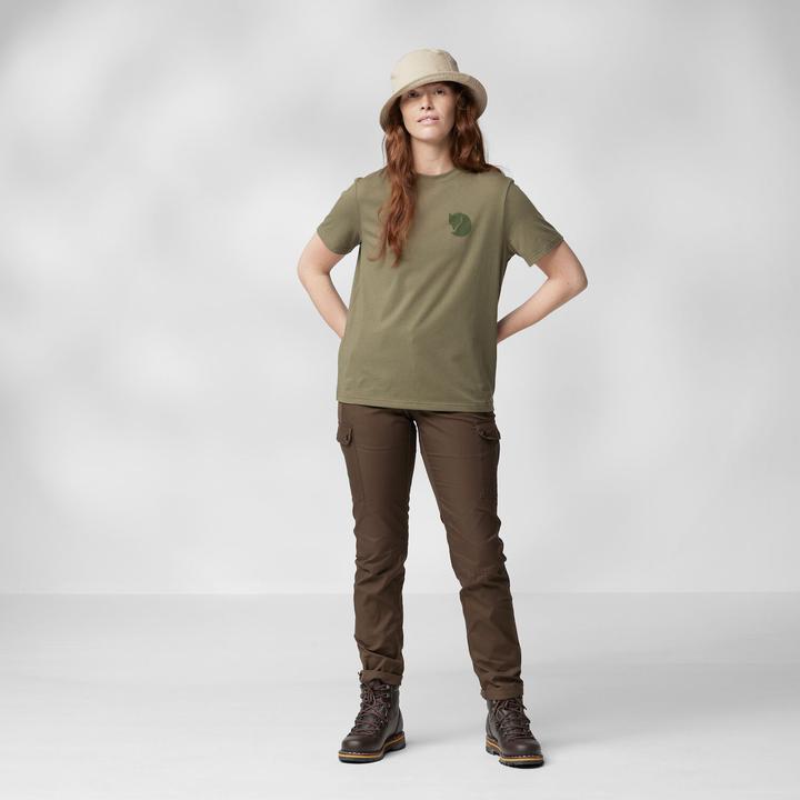 Actual product image Fjällräven Women's Fox Boxy Logo Tee (L)