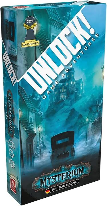 Actual product image Asmodée SCOD0085 - Unlock! Game Adventures: Mysterium (single scenario), for 1-6 players, from 10 years (EN) (German)