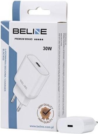Image du produit Beline Ład. siec. 1x USB-C 30W biała /white (tête uniquement) PD 3.0 BLNCW30 (30 W)