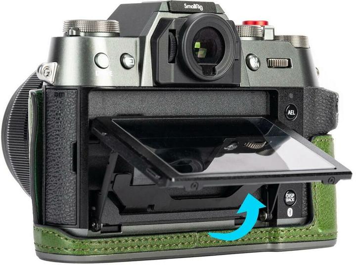 Actual product image SmallRig 4711 Leather Half Case Kit for X T50 (Green) (Kamera Bereitschaftstasche, 1.26 l)