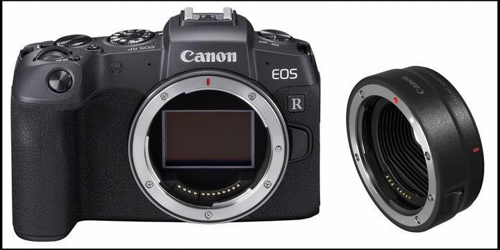 Actual product image Canon EOS RP + Adapter EF-EOS R (26.20 Mpx, Full frame)