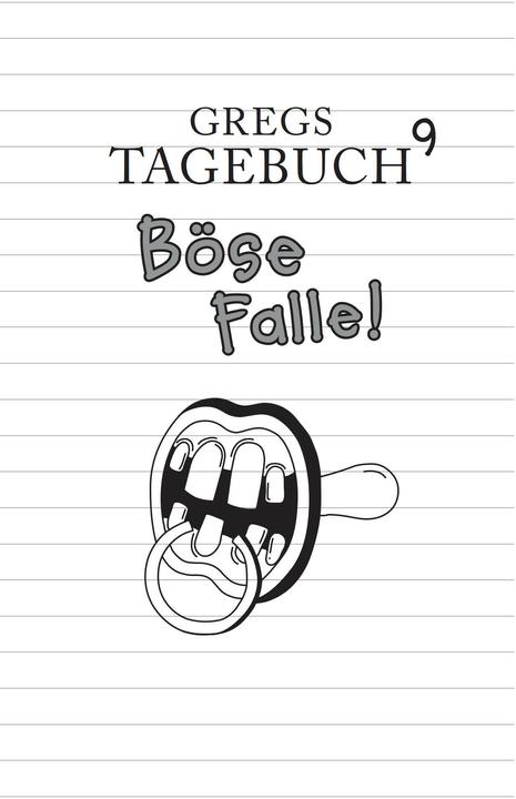 Produktbild Gregs Tagebuch 9 - Böse Falle! (Deutsch, Jeff Kinney, Dietmar Schmidt, 2025)