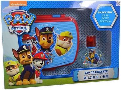 Nickelodeon Chase Set Eau De Toilette für Jungen - 30 ml mit Paw Patrol Plastik Snack Box