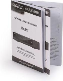 Actual product image Opticum 30052-1 - Receiver, SAT, DVB-S2, HDTV, FTA (DVB-S2)
