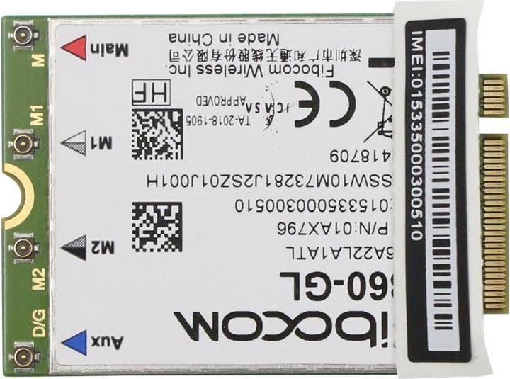 Actual product image Lenovo FRU Fibocom L860-GL LTE CAT16