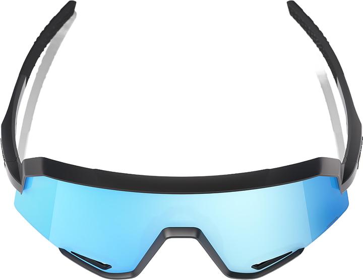 Actual product image 100% Slendale - Matte Black - HiPER Blue Multilayer Mirror L (Mat Black, HiPer blue multilayer mirror)