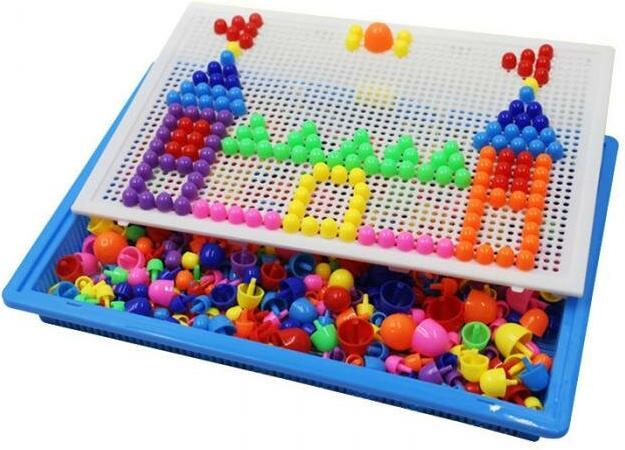 Produktbild Ikonka Pilz-Stiftpuzzle 296Stück (296 Teile)
