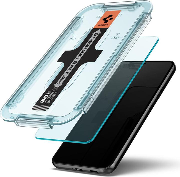 Actual product image Spigen Tempered Glass Glass.Tr Ez Fit 2-Pack Galaxy S22+ Plus (1 Piece, Samsung Galaxy S21)