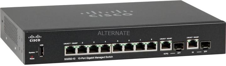 Image du produit Cisco Sg350-10-K9-Eu (10 Ports)