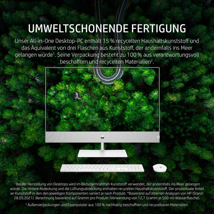 Actual product image HP Pavilion 27-ca0100ng (AMD Ryzen 5 5500U, 16 GB, 512 GB, AMD Radeon Graphics)