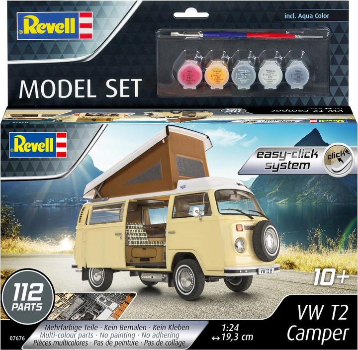 Immagine prodotto Revell Set di modelli VW T2 Camper (click facile)