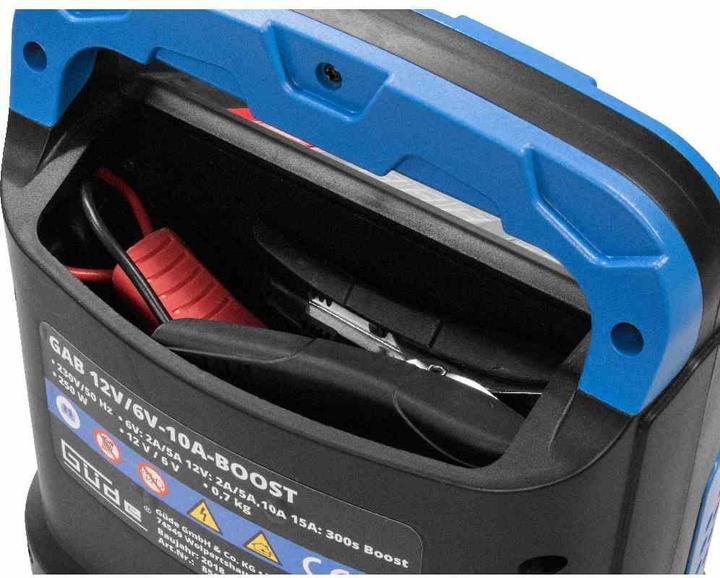 Actual product image Güde Automatic battery charger GAB 12V/6V-10A-Boost (12V, 6V, 10 A)
