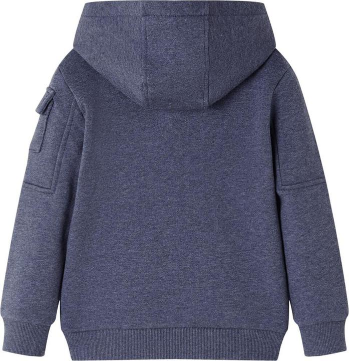 Produktbild VidaXL Kinder-Kapuzenpullover mit Reissverschluss Dunkelblau (104)