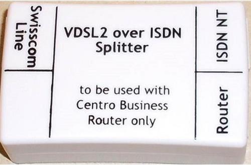 Actual product image Swisscom VDSL over ISDN Splitter Centro