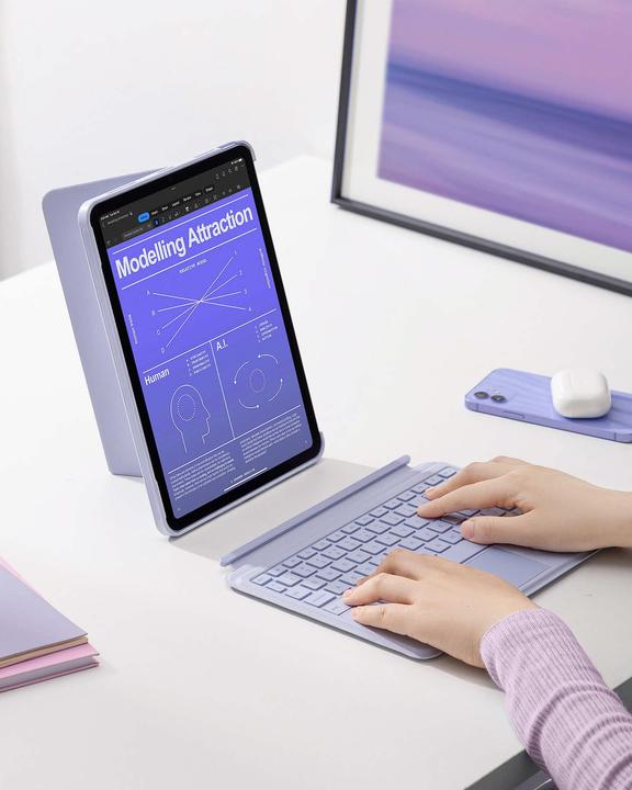 Produktbild Inateck Keyboard iPad 04111 purple (KB04111 purple) (iPad)