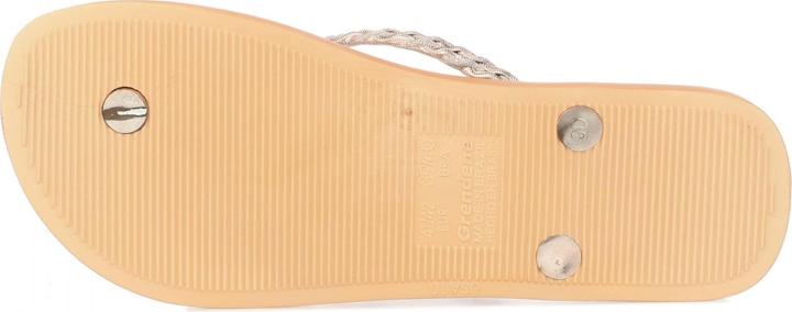 Actual product image Ipanema Womens/Ladies Exuberance Chrome Flip Flops (36)