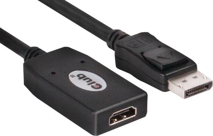 Club 3D DP zu (HDMI, 15 cm)
