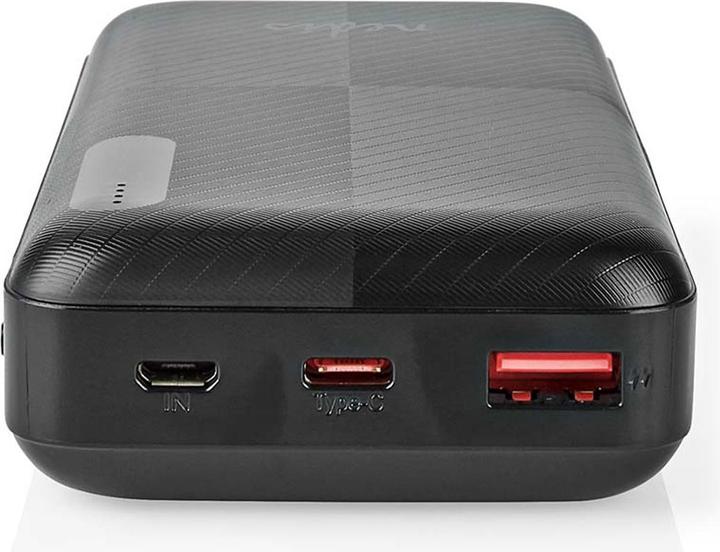 Immagine prodotto Nedis Powerbank | 20000 mAh | 2x 3.0 A | Numero di uscite: 2 | Connessione di uscita: 1x USB-A / 1x U (20000 mAh, 18 W, 74 Wh)