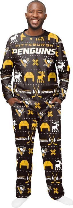 Foco NHL Winter XMAS Pyjama Schlafanzug Pittsburgh Penguins - L (L)