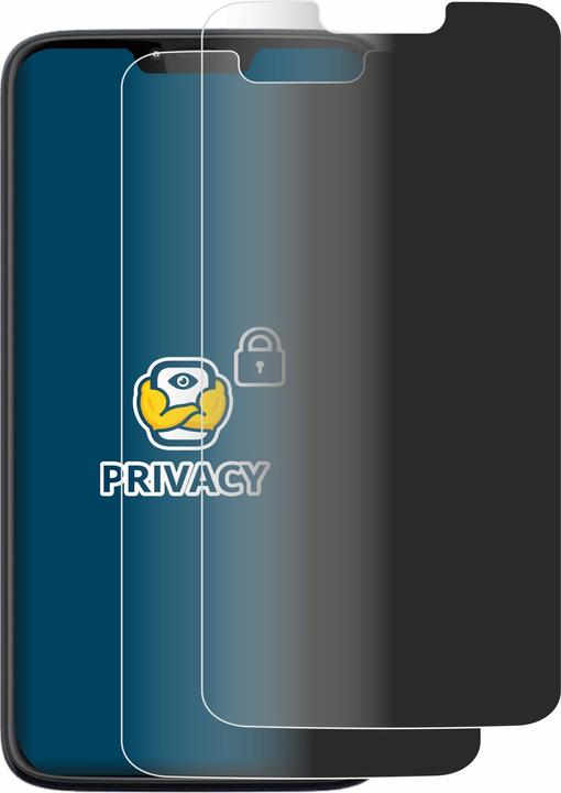 Actual product image BROTECT Anti-spy privacy film Blue light protection film (2 Piece, Motorola Moto G7 Power)