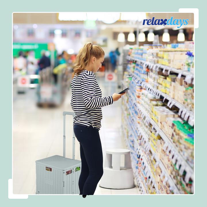 Actual product image Relaxdays shopping cart