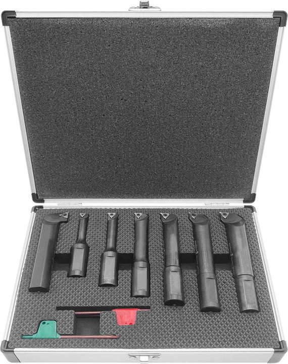 Produktbild Paulimot Bohrstangen-Set mit Wendeplatten, Ø 18 mm, für Ausdrehkopf, 7-teilig