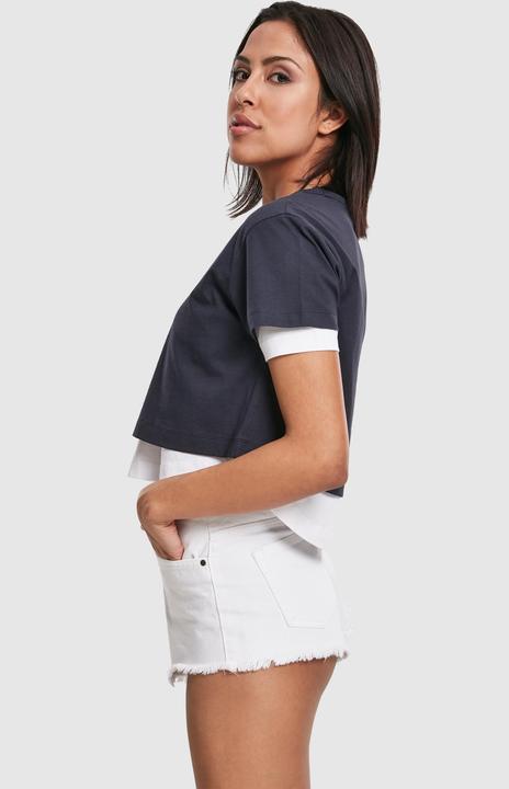 Produktbild Urban Classics Ladies Full Double Layered Tee (XL)