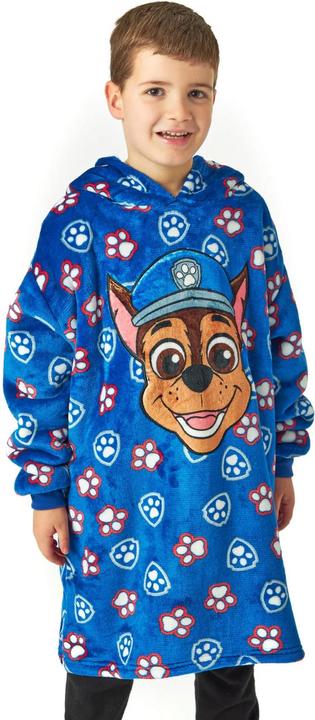 Immagine prodotto Paw Patrol Coperta con Cappuccio Chase Ragazzi (122, 128)
