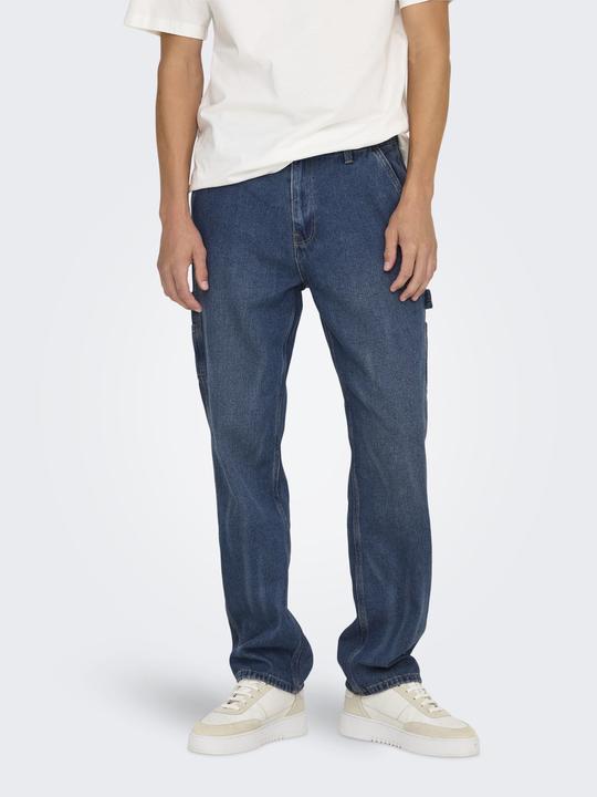 Produktbild Only & Sons ONSEDGE Mittlere Taille Gerade geschnitten Jeans Normal geschnitten jeans (36)