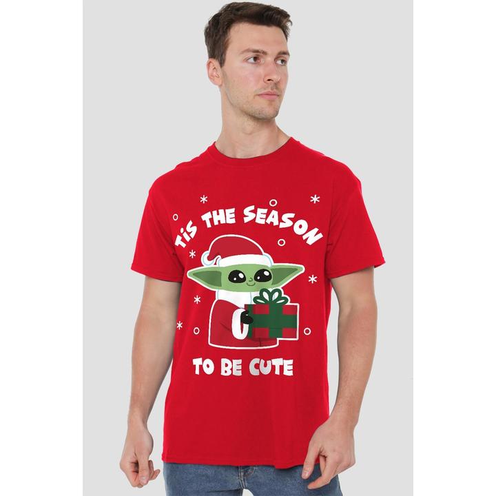 Immagine prodotto Star Wars Tis The Christmas Season Maglietta Grogu Uomo (M)