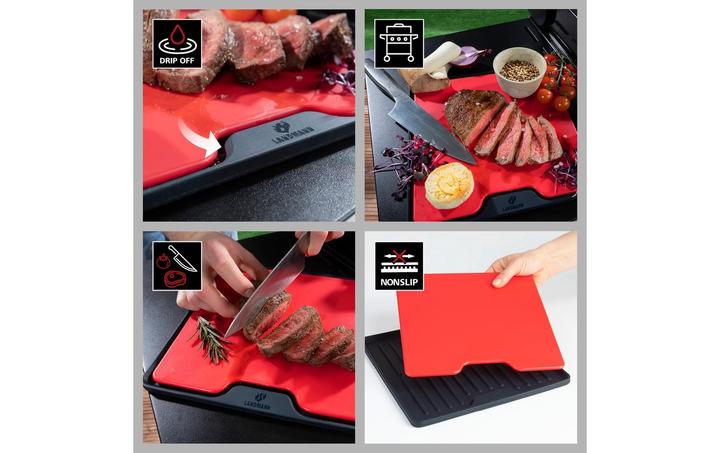 Actual product image Landmann Grillmatte mit Silikonmatte - 25 cm, Material: Kunststoff