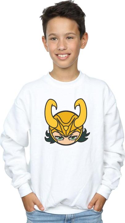 Actual product image Boys Loki Close Up Sweatshirt (140, 146)