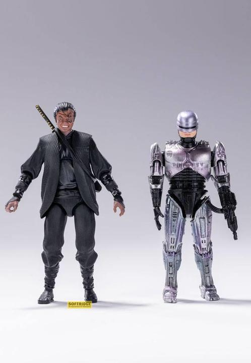 Image du produit Hiya Toys Robocop 3 figurines 1/18 Robocop VS Otomo 10 cm