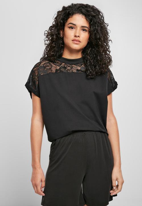 Immagine prodotto Urban Classics Tee corto da donna in pizzo oversize (XL)