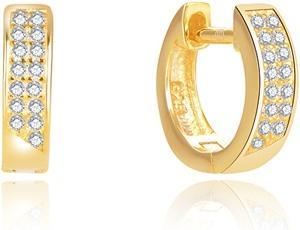Beneto Timeless gold-plated earrings AGUC2609-GOLD