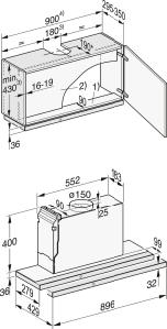 Image du produit Miele DAS 4930 (Hotte écran plat)