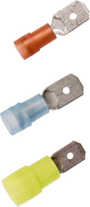 Produktbild Lapp Kabel Flachstecker Steckbreite: 6.3 mm Steckdicke: 0.8 mm 180 ° Teilisoliert Rot 63103010 100 St.