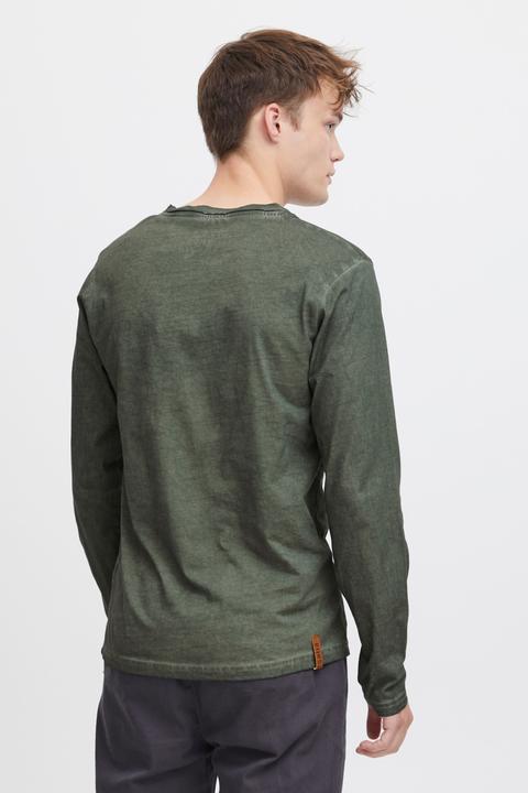 Actual product image Solid Tinox Men's Longsleeve With V-Neck Made Of 100% Cotton (M)