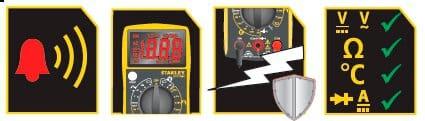 Produktbild Stanley Multimeter (CAT III 300V)