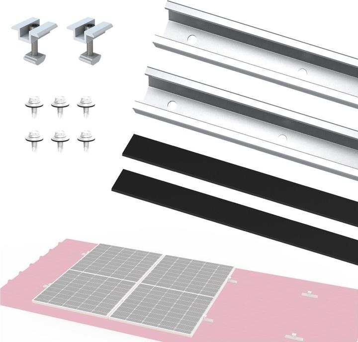 Immagine prodotto Nuasol Staffa per pannello solare (Materiale di montaggio del sistema solare)