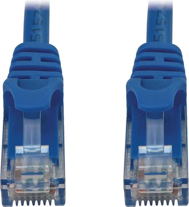 Produktbild Eaton TRIPPLITE Cat6a 10G Snagless Molded UTP Ethernet Cable RJ45m/M PoE Blue 15ft. 4,6m (U/UTP, CAT6a, 4.60 m)
