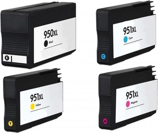 Immagine prodotto Hermex Cartuccia d'inchiostro XL compatibile per HP OfficeJet Pro 8610 e-All-in-One (M, Y, C, FC)