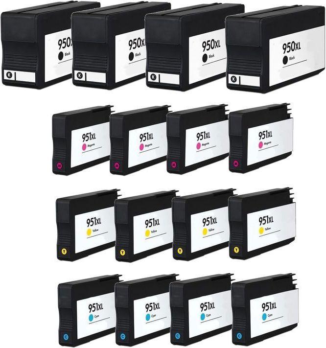 Produktbild Hermex Kompatible Tintenpatrone XL für Pro 8620 e-All-in-One (M, Y, BK, C)