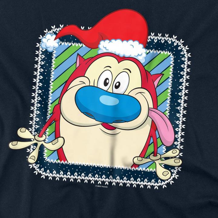 Produktbild Ren & Stimpy Festive TShirt weihnachtliches Design (S)